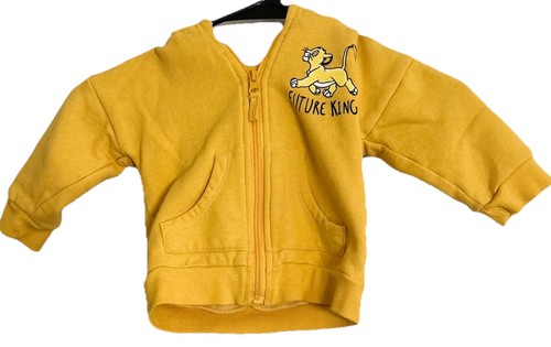 Vtg Y2K Disney Lion King Simba Baby Hoodie Zip Up Jacket 12 Month Lion Ears