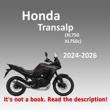 2024-2026 Honda Transalp XL750 & XL750c Service Repair Manual On a USB