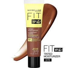 Maybelline Fit Me Tinted Moisturizer Natural Coverage with Aloe, #370, 1 Fl oz.