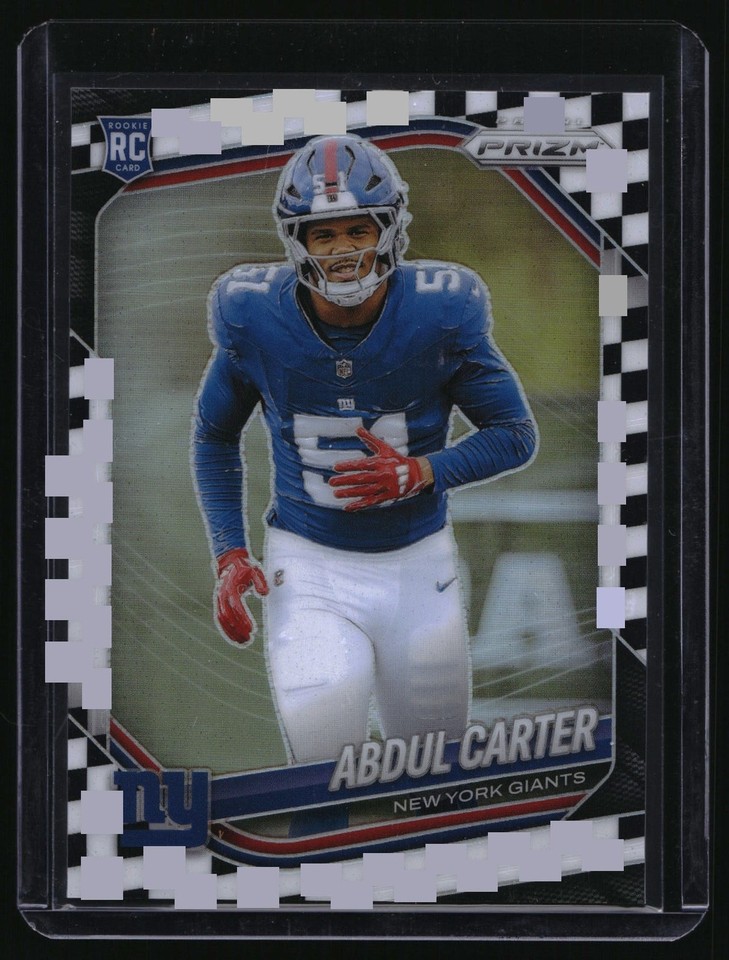 2025 Prizm #394 Abdul Carter Checkerboard RC
