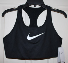 NWT Nike Dri-FIT Shape 2.0 High Impact Women's Large Black Sports Bra 548545