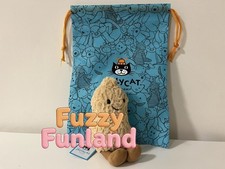 Jellycat AMUSEABLE PEANUT Authentic Soft Plush Toy Fun CUTE Food Collectible NWT