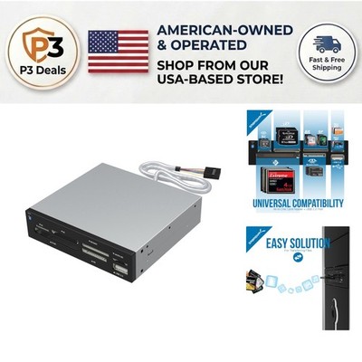 74-in-1 Internal Flash Card Reader/Writer - USB 2.0, 480 MB/sec, Versatile