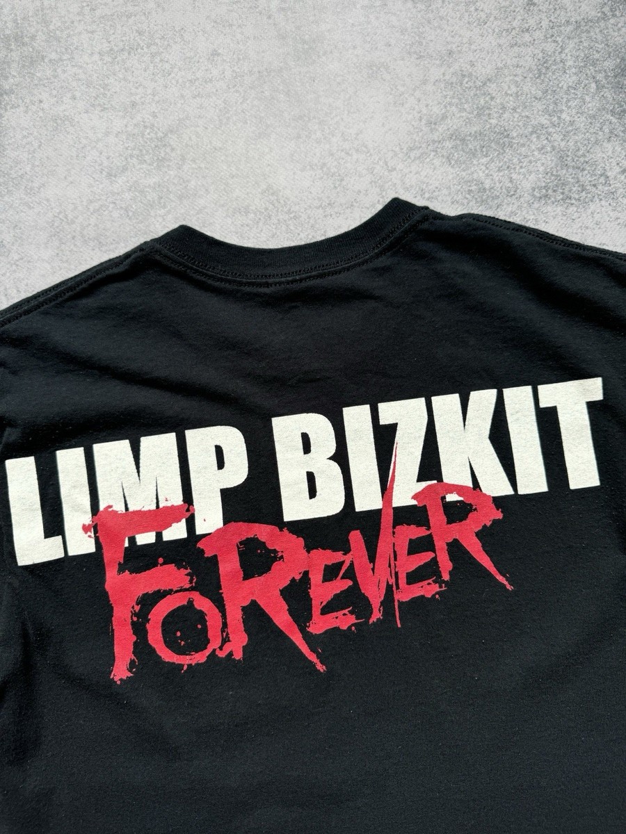 Vintage Limp Bizkit Forever Rock Metal Band T-Shirt Y2K Men Size S
