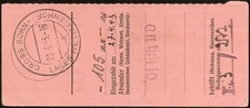 1943 WWII POW Camp Receipt Stalag II-B or Oflag II-D Gross Born Pomerania Poland