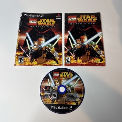 LEGO Star Wars: The Video Game (Sony PlayStation 2, 2005) Disc, Manual & Cover
