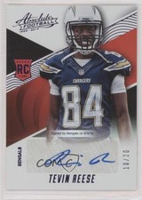 2014 Absolute Rookie Auto Spectrum Purple Anniversary 10/20 Tevin Reese #179 7eo