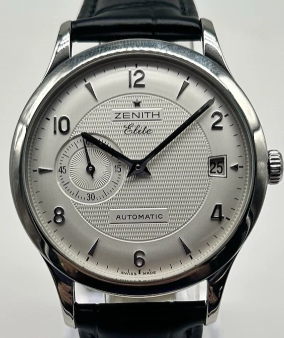 Zenith Elite Classic Date Ref. 01/02.1125.680 Auto Steel 37mm Watch w/ Card
