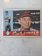 Jack Fisher Signed 1960 Topps #46 Rookie Card. rookie card picture