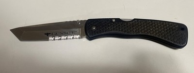 COLD STEEL VINTAGE LARGE GUNSITE VOYAGER LOCK BLADE KNIFE MADE IN JAPAN USED