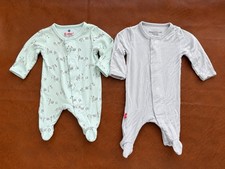 Magnetic Me Preemie Sleeper Lot Up to 5 lbs Magnetic Footed Pajamas 2 Piece