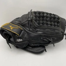 Mizuno 12" GPL 1209B RHT FastPitch Softball Glove Leather Right Hand Throw Black