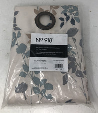 No. 918 Marra Floral Print Semi-Sheer Grommet Curtain Panel, 48" x 95", Harbor