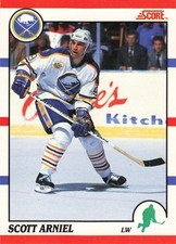 Scott Arniel Buffalo Sabres 1990 Score Hockey Card #251