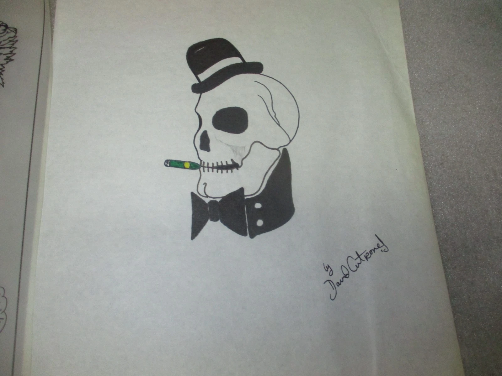 VINTAGE TATTOO FLASH 1980'S FROM BROOKLYN BASED ARTIST DAVID CUTRONE - product detail image 4