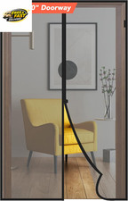 Magnetic Screen Door- Fit up to 36 X 80  Door. Heavy-Duty Screen Door Mesh with