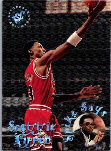 Scottie Pippen #SS7 1995 Stadium Club Spike Says card