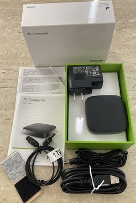 Phonak TV Connector For Hearing Aid NEW IN BOX BLACK 076-3002-0611 070