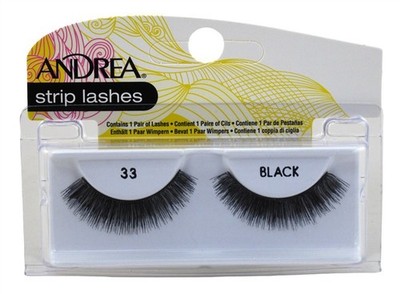 (3 PACK) Andrea Lashes Strip Style 33 Black