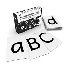 Magnetic Big Alphabet ABC Flash Cards - 52 Sturdy Uppercase  Lower... Fast Ship