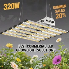 PHLIZON BA4000 LED Grow Light Full Spectrum for Indoor Plants Veg Flower UV+IR