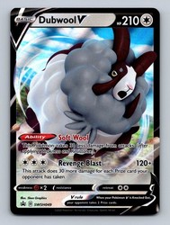 Dubwool V SWSH049 Sword & Shield Promo Holo