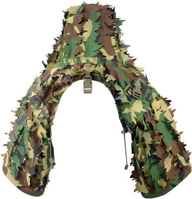 3D Laser-Cut Sniper Ghillie Viper Hood for Tactical Concealment