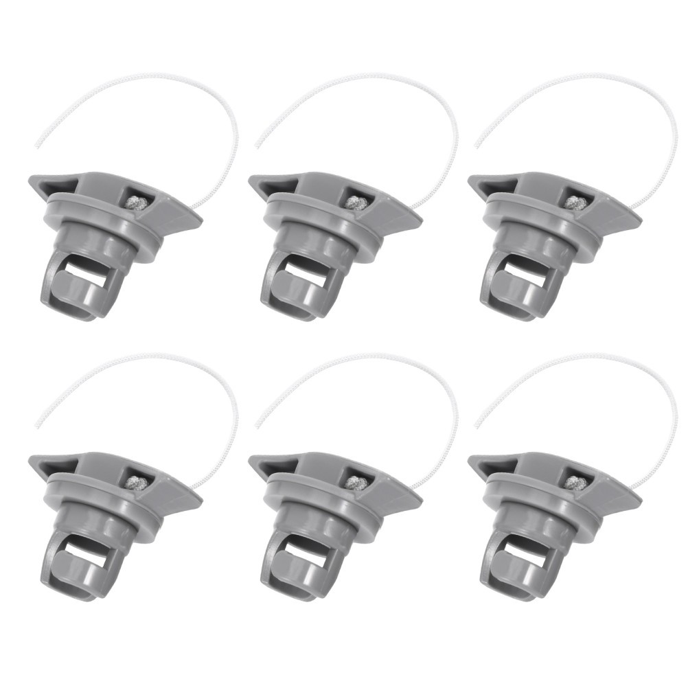 6 PCS Air Mattress Plug Replacement Inflatable Canoe Scupper Plugs