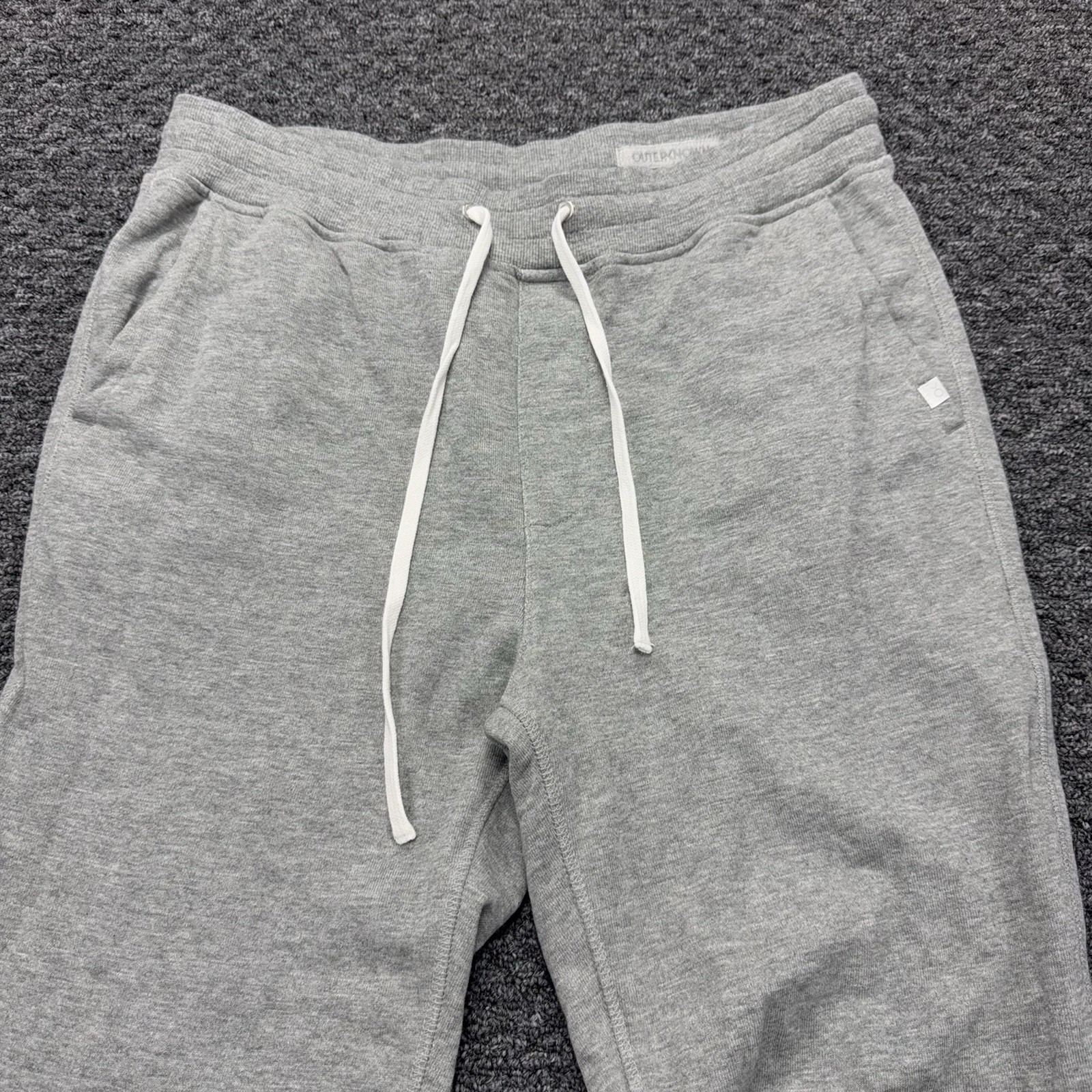 Outerknown Sur Sweatpants Joggers Mens Large Gray Hemp Organic Cotton Drawstring