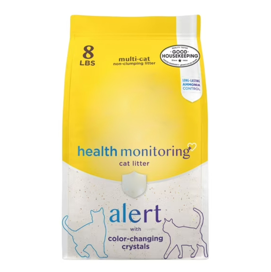Health Monitoring Cat Litter with Silica Crystals, Odor Cont