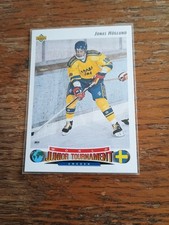 1992-93 Upper Deck - World Junior Tournament #222 Jonas Hoglund (RC)