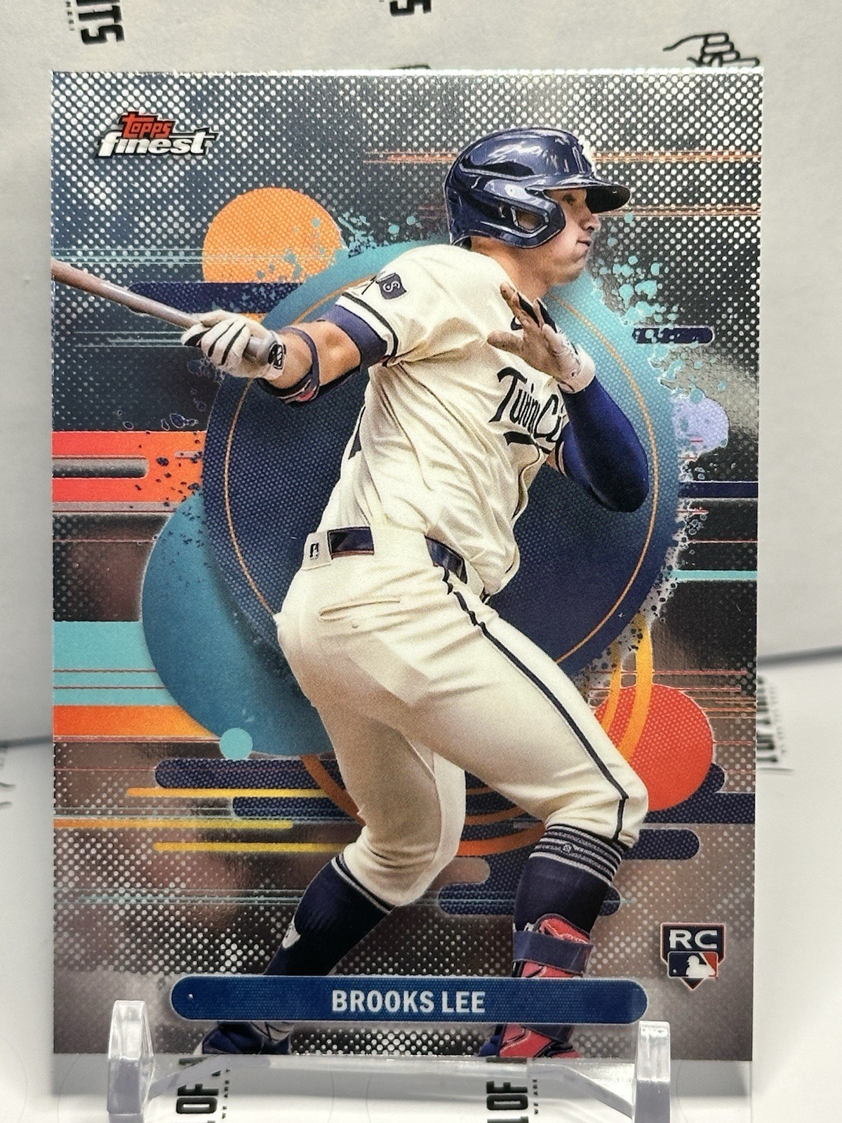 2025 Topps Finest - Brooks Lee (RC) - Uncommon #163 - Minnesota Twins