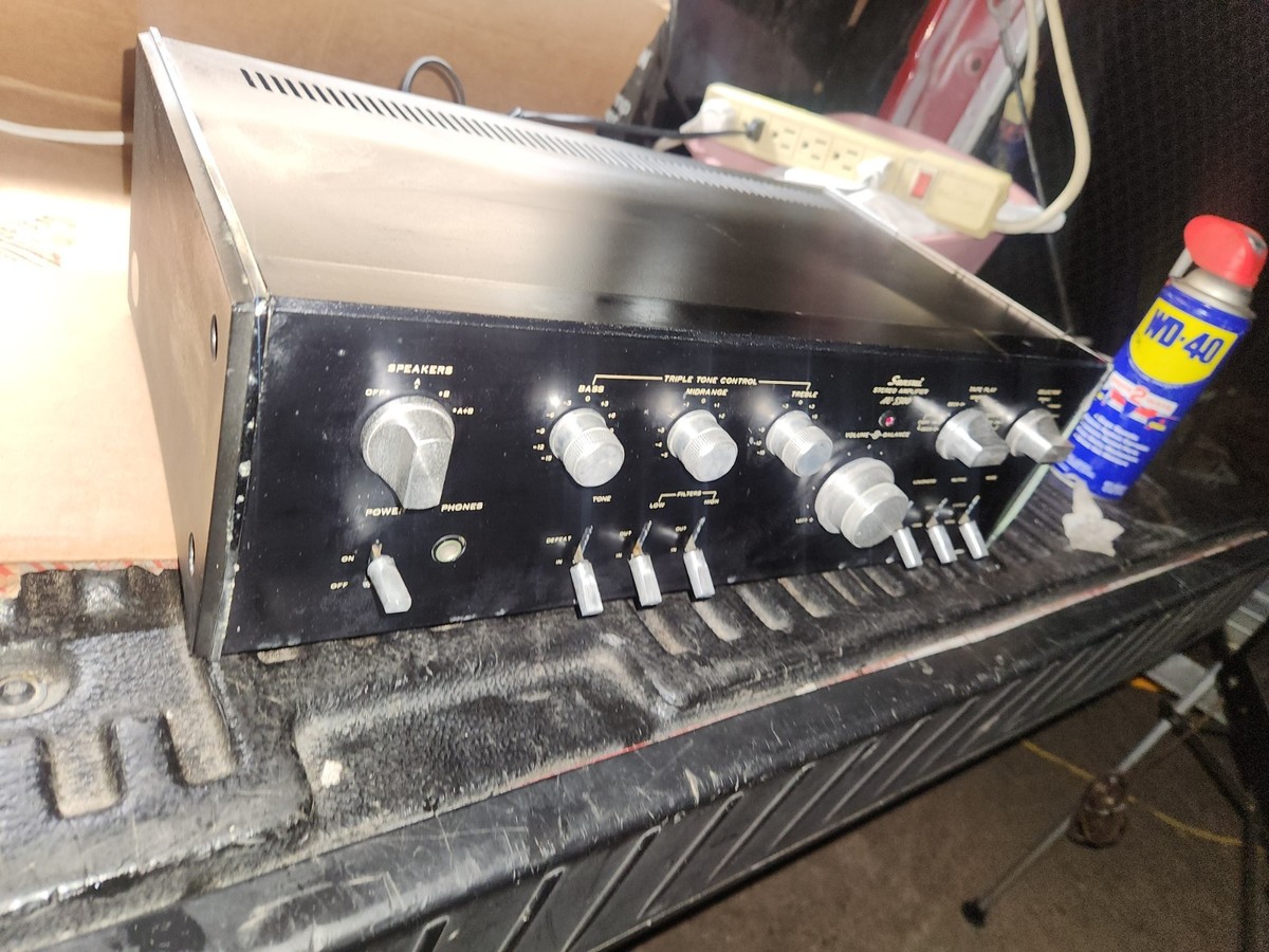 🔥 SANSUI AU-5500 Integrated Amplifier ❤️ Tested Ready To 🪨 | eBay