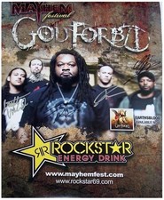 God Forbid Signed Autographed Mayhem Poster