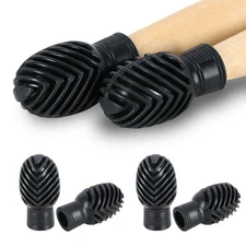 4 Pack Drumstick Dampeners for Silent Practice Drums Silicone Drumstick Tips ...