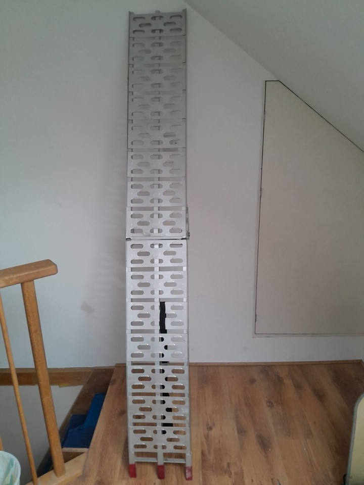 1x Folding Warrior Aluminium Motorbike / Motorcycle / MX / Bike Loading ...