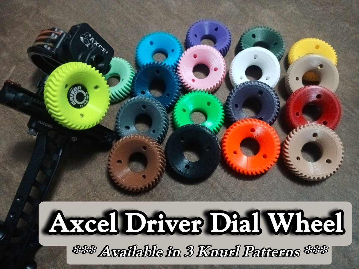 Dial Wheel Grip * Fits Axcel Driver Sights - Ergonomical in 3