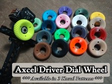 Dial Wheel Grip  Fits Axcel Driver Sights - Ergonomical in 3 Knurl Patterns
