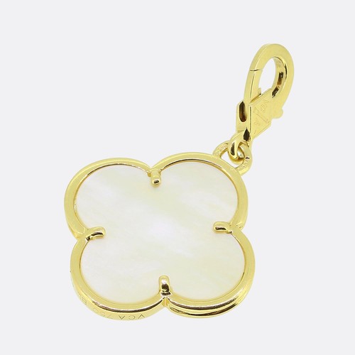 Van Cleef & Arpels Mother of Pearl Alhambra Pendant - Picture 3 of 4