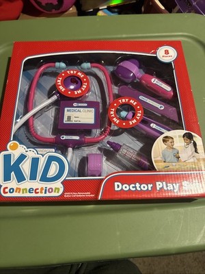 Kid Connection Doctor Play Set with Stethoscope, Multiple Colors, 8 Pieces B4