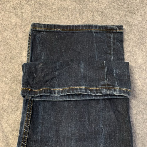 Levis 514 Jeans Mens 36x34 Blue Dark Wash Straight Stretch - Picture 5 of 22