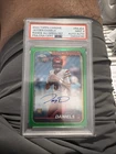 2024 Topps Chrome Jayden Daniels Auto #RA-JDA Green Refractor RC /99 PSA 9