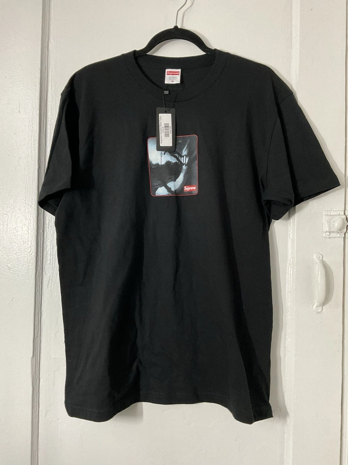 Tee shirt noir Supreme Shadow   Taille Medium