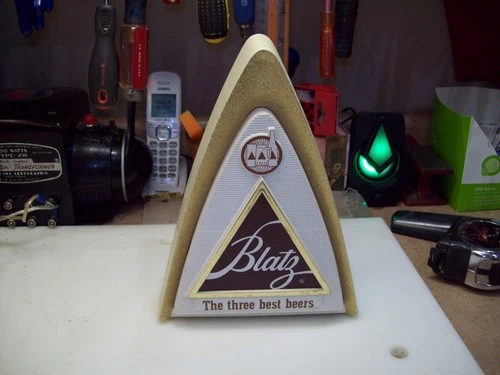 (VTG) 1970 blatz beer Bar sign Man Cave Game Room Milwaukee Rare