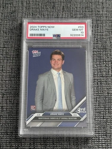 2024 TOPS NOW DRAKE MAYE #D3 PSA 10