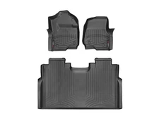 WeatherTech FloorLiner for 2025-2025 Ford Super Duty - 1st & 2nd Row, Black