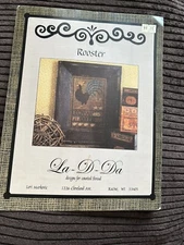 Rooster Cross Stitch Vintage Pattern By La D Da Chart La-D-Da Country Chicken