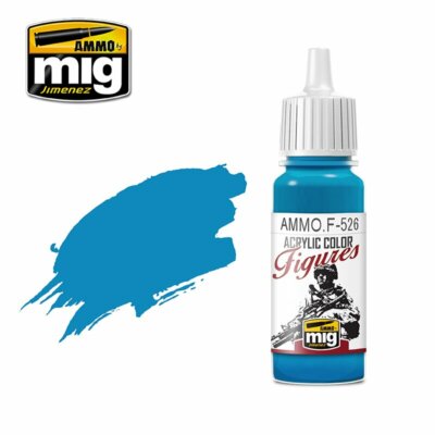 Ammo MIG F-526 - Acryl Farbe Figuren (17ml) - Cyan