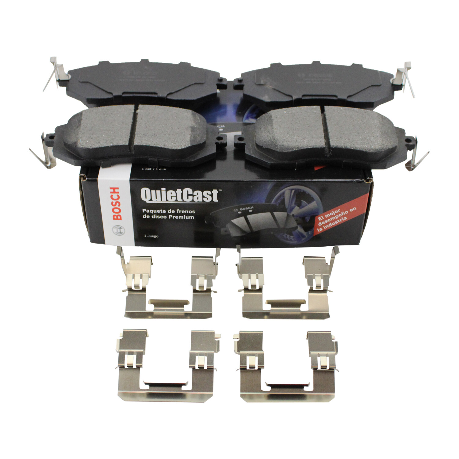 Bosch QuietCast Ceramic Front Brake Pads for Subaru FR-S BRZ Forester Impreza Legacy 86-image