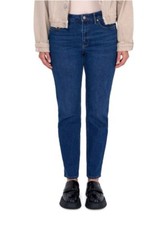 Seven 7 Ladies High Rise Slim Straight Jean Size 16 Birch NEW